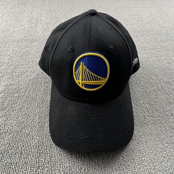 New Era Hat Golden State Warriors Black Cap Adjustable Casual Men's - Picture 1 of 8